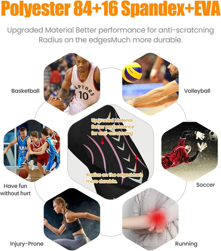 Coderas deportivas para adolescentes y adultos - Baloncesto - Imagen 5 de 12