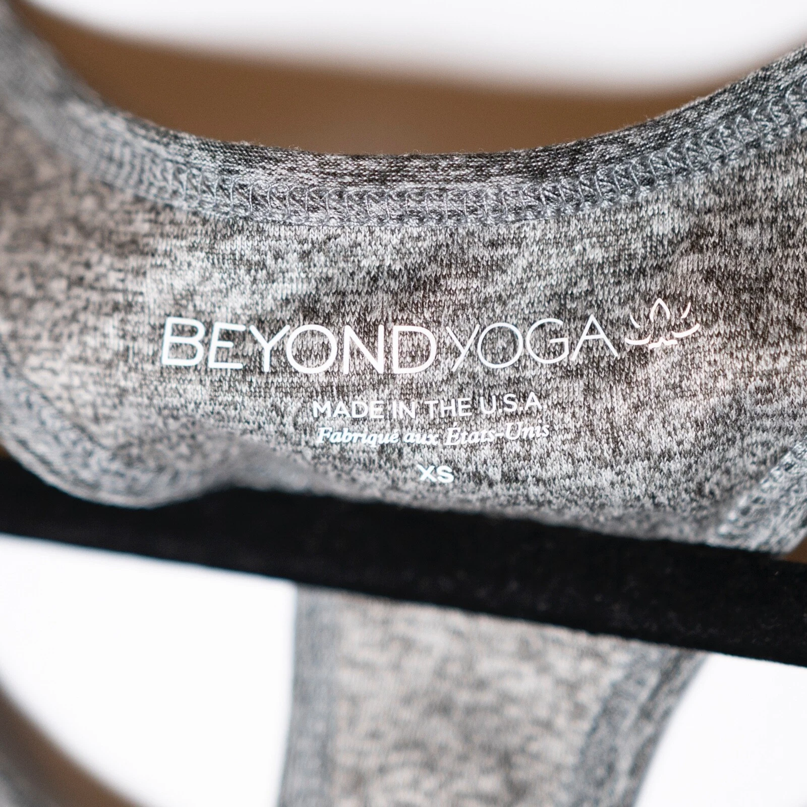 beyond-yoga sleeveless racerback gray ombre work out tank-top