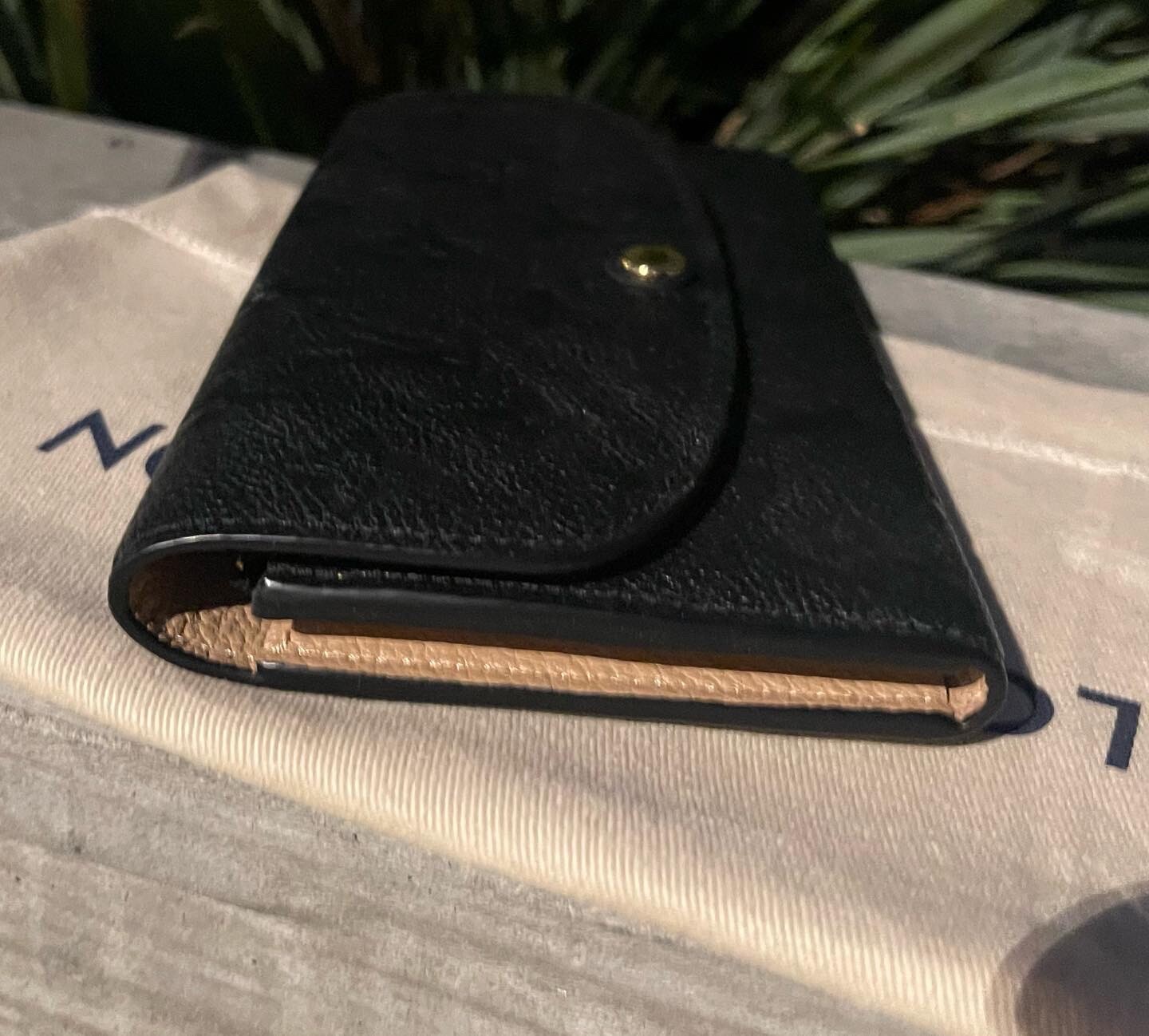 Louis Vuitton Clémence Wallet Black/Beige Monogram Empreinte