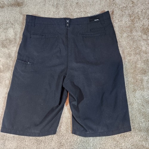 VTG Hurley Skateboarding Shorts Black Art Department Embroidered Logo 36 - Picture 9 of 13