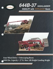 Fork Lift Truck Data Sheet - Lull - 644B-37 - Highlander - c1996 Brochure(LT504)