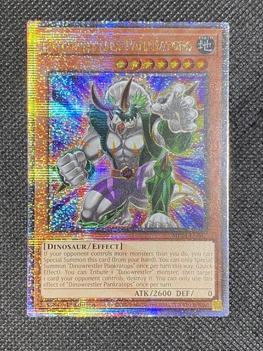 YuGiOh! - Dinowrestler Pankratops MP24-EN047 Quarter Century Rare 1st Edition NM