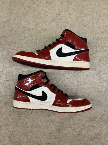 Jordan 1 Retro Patent Chicago Bulls 2003 Size 13 WORN 136085-106 Authentic - Picture 3 of 7
