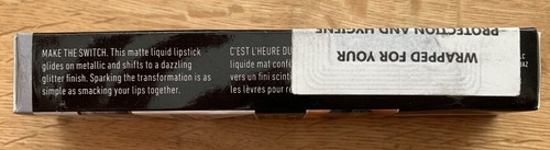 Brand New & Sealed NYX Glitter Goals Lipstick Shade -A#08 ALIENATED - Picture 4 of 5