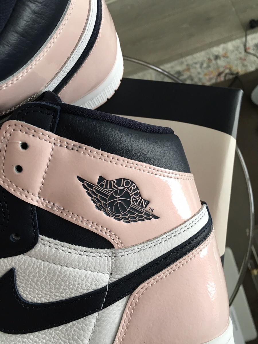 ［27.0］Nike Air Jordan 1 ネイビー/ピンク Air Jordan 1 Retro High OG Pink Navy White Womens Size 11