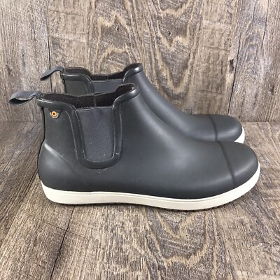 Bogs Boots Mens 9 Olive Overcast Chelse Slip On Waterproof Duck Rain Outdoor