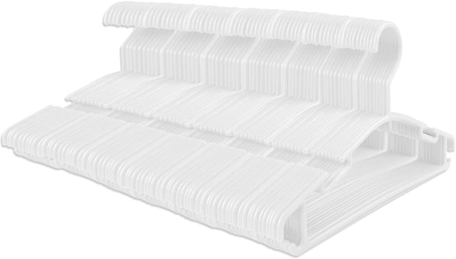 Baby Hangers Plastic Kids Hangers Clothing Toddler Hangers 100 Pack Hangers for - Picture 8 of 12