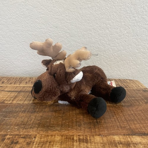 Webkinz Brown Reindeer Ganz Plush Toy Stuffed Animal NO Code Tag Soft - Picture 2 of 8