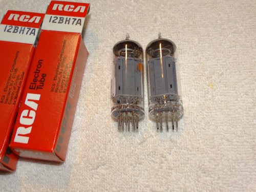2 x 12BH7A RCA Tubes*Grey Plates-O*NOS-NIB*#14 - Picture 4 of 4