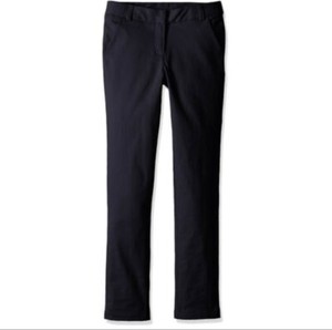 Nautica Big Girls' Uniform Straight Leg Stretch Twill Pants Navy Size 16 Hj84