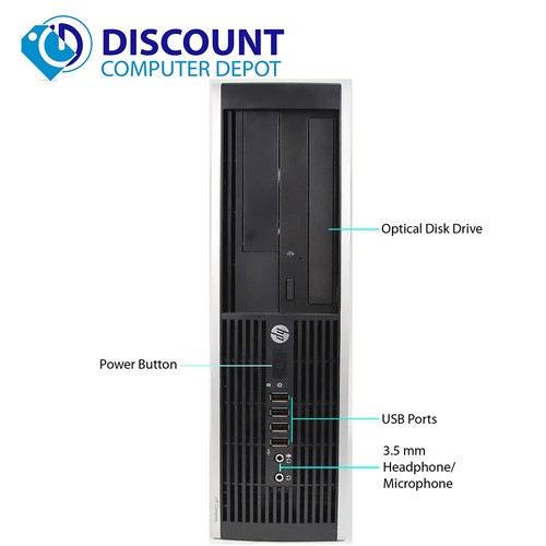 HP Elite 8100 Windows 10 Desktop Computer Core i7 3.2GHz 4GB 1TB 22" LCD WiFi - Picture 5 of 6