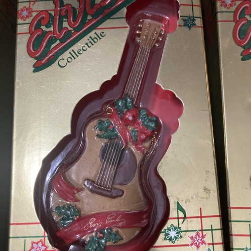 Menge 3 Vintage (1997) Elvis Sammlerstücke Gitarrenornamente - Bild 7 von 7