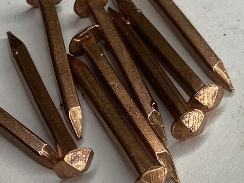 1" 25mm Rosehead Nails Copper Traditional 25 50 100 250 restoration brads boat - Picture 10 of 24