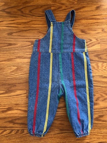Vintage Healrh-Tex Baby Boys Striped Romper Size 12 Mo. - Picture 5 of 6