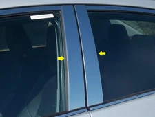 Stainless Chrome Pillar Posts 4PCS QAA Door Trim FOR Toyota Corolla 2014-2019