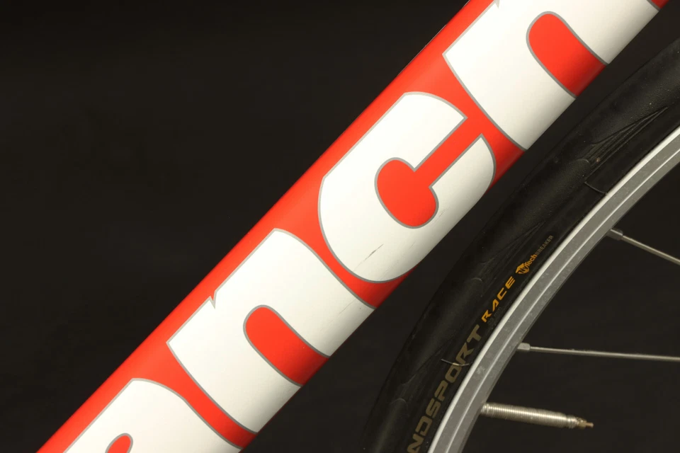 Bicicleta de pista Bianchi Super Pista 51cm engrenagem fixa vermelho/branco uso leve - Imagem 4 de 4