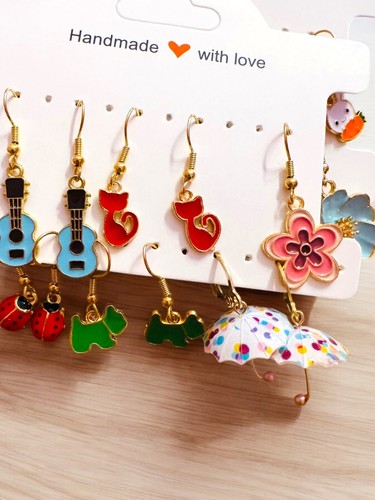 Earring Set 25 Pairs of Women’s Earrings -  USA SELLER -Fast Shipping - Picture 6 of 11