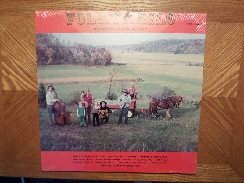 *FACTORY SEALED* CUCA LP RECORD ktc1000/MAGGIE  SATHER/FOLKTRAILS/ WISCONSIN