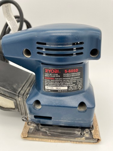Ryobi S605D 1/4 Sheet Sander Corded Tested Works - 第 4/5 張圖片