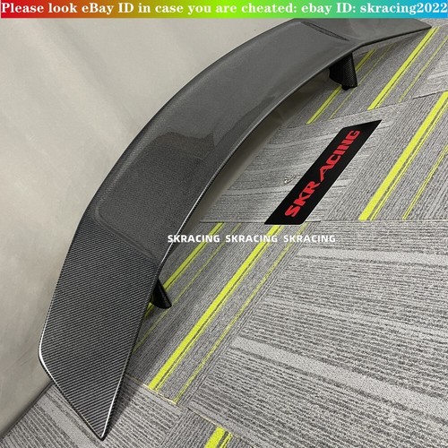 Carbon Fiber Rear Wing Trunk Spoiler Wing 1PCS For Audi R8 V10 2017-2023 V Style - Picture 2 of 22