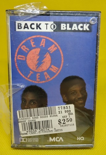 SHRINK SEALED Back to Black by The Dream Team Cassette 1989 MCA Hip Hop RAP - Picture 1 of 4
