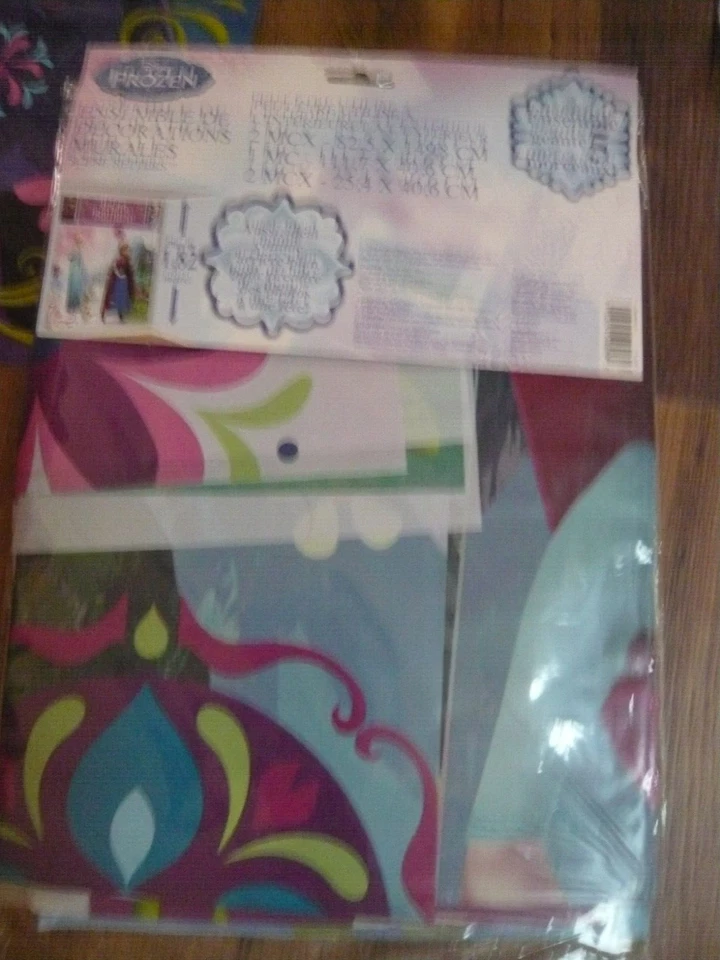 DISNEY FROZEN Escena Setter FELIZ CUMPLEAÑOS Fiesta Pared Decoración Kit Anna Elsa Olaf -2 Foto 4 de 4