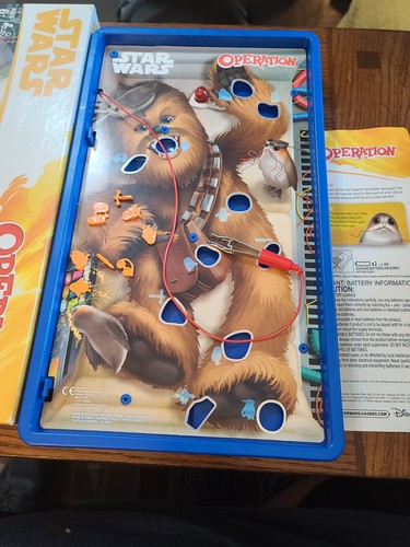 Star Wars Operation Board Game 9 PIECES! Chewbacca Disney Hasbro - Picture 1 of 4