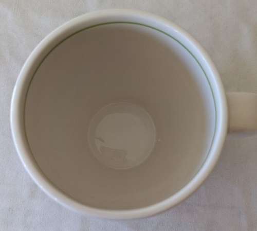 Starbucks 2003 Barista Series with Green Steam Cup Logo White Coffee Tea Mug Cup - Picture 7 of 8