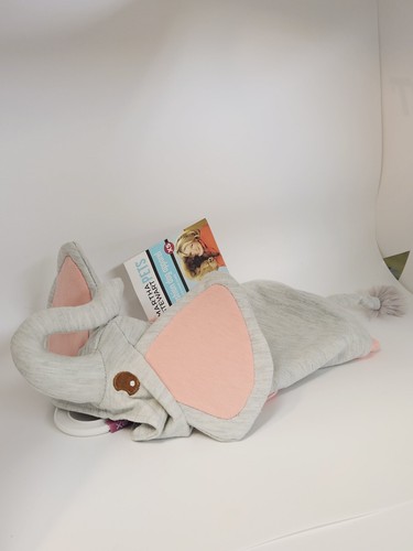 Martha Stewart modische Hundebekleidung rosa & grau Elefant Hoodie XS - neu mit Etikett - Bild 6 von 14