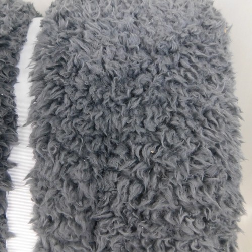 Super Soft Plush Faux Fur Sherpa Blanket - 90x90 Full/Queen - Gray #C178 - Picture 2 of 6