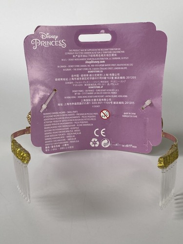 Disney Parks Princess JASMINE Aladdin Tiara Crown Metal Headband Hair Clips NEW  - Bild 10 von 12