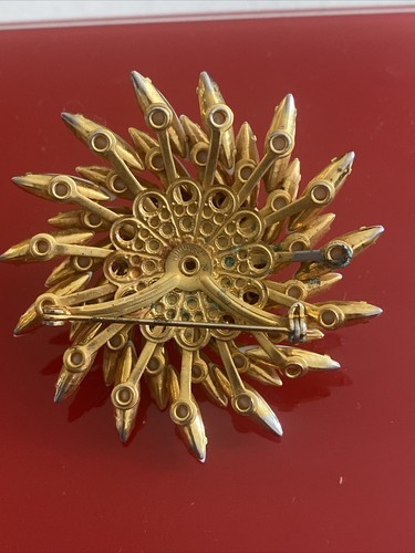 Lotto di 4 spille/spille da fiore vintage  - Foto 9 di 11