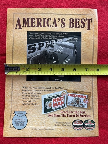 Vintage 1993 Red Man Chewing Tobacco Print Ad - Picture 5 of 8