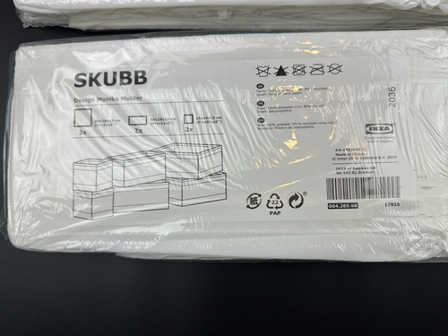 Ikea Skubb Storage Box - Drawer Organizer Multi-use SET OF 12, White New &Sealed - Picture 3 of 6