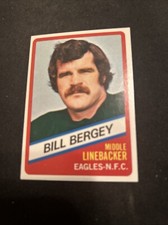 1976 Topps Wonder Bread #17 Bill Bergey Philadelphia Eagles NMMt Free Shipping!