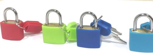 4 X 23mm Mini Small Padlock Home Door Travel Suitcase Luggage Bag Lock Padlocks - Picture 5 of 8
