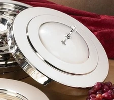 COMMUNION TRAY-COVER-SILVER