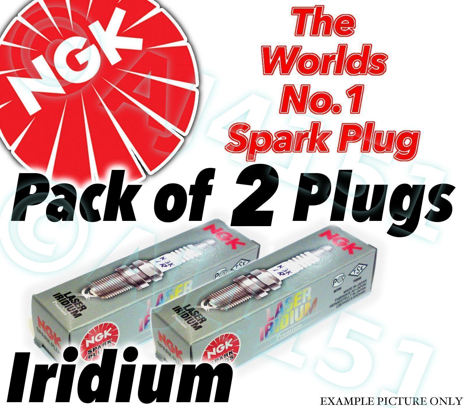 2x NEW NGK Laser Iridium SPARK PLUGS - Part no. FR9BI-11 Stock no. 4709 2pk