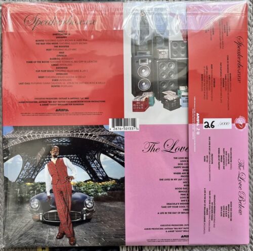 OUTKAST Speakerboxxx The Love Below 4LP Vinyl Red Pink LE 1000 Andre 3000 - Picture 4 of 4