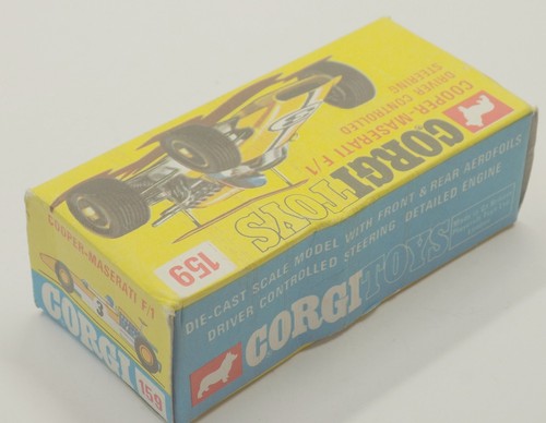 Corgi Toys No.159 Cooper Maserati Formula 1 Racing Car with Steering (1967) - Picture 16 of 20