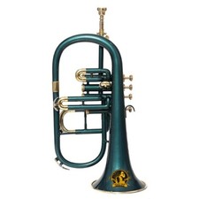 SOUND SAGA  Flugel Horn 4 Valve With All Accessories Including Mouthpiece  Case
