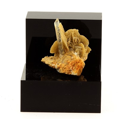Siderit, Quarz. 126,1 Ct. Mésage Mine, Vizille, Frankreich. Selten