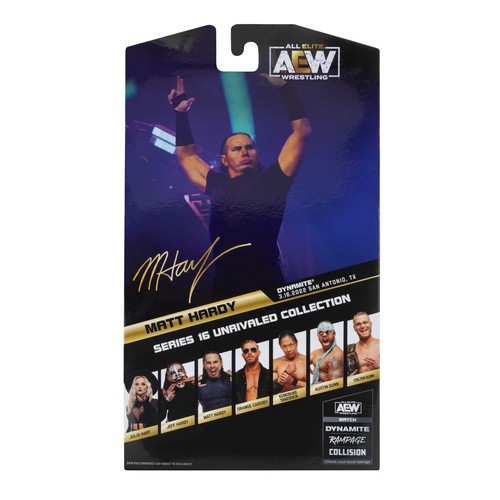 AEW Unrivaled Collection MATT HARDY Figure Series 16 Jazwares 2024 WWE Boyz Jeff - Picture 2 of 3