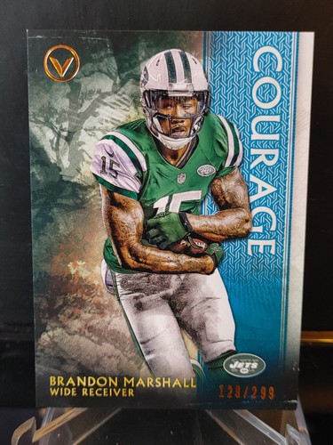 Brandon Marshall 2015 Topps Valor Courage #124 - 129/299 - New York Jets - Picture 1 of 2