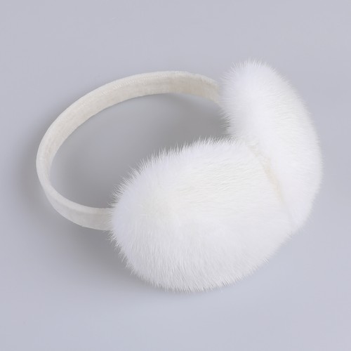 Unisex Echt Nerz Pelz Ohrenschützer mit Samtband Faltbar Ohrenwärmer Winter Warm - Bild 46 von 59