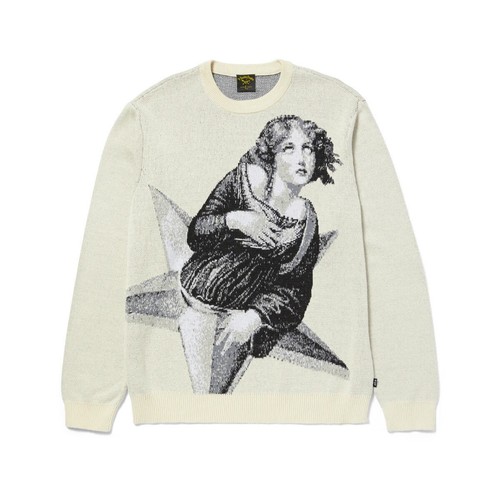 Huf x Smashing Pumpkins Star Girl Crewneck Sweater 2XL XXL - NWT NEW - Picture 1 of 12