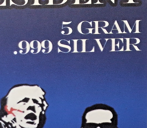 Trump 2024 The People's President 5 Gram .999 Pure Silver Bar Limited Mintage - Bild 4 von 4