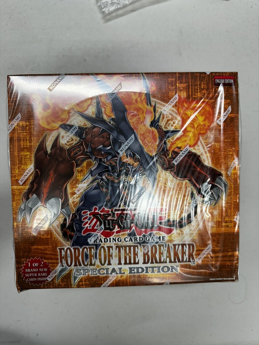 遊戯王BOX デュエルモンスターズ　FORCE OF THE BREAKER Yugioh 1st Edition Force of The Breaker Booster Box Sealed
