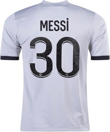 Men Nike Jordan Qatar Airways Messi Soccer Jersey Size M Grey Black DJ7682 078 - Picture 13 of 24