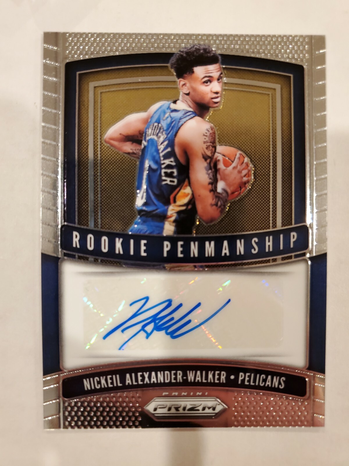 NICKEIL ALEXANDER-WALKER 2019-20 Panini Prizm ROOKIE PENMANSHIP AUTO RC PELICANS